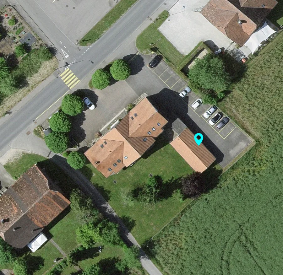 Parkplatz an der Route de Fribourg 14, 1773 Léchelles zu vermieten