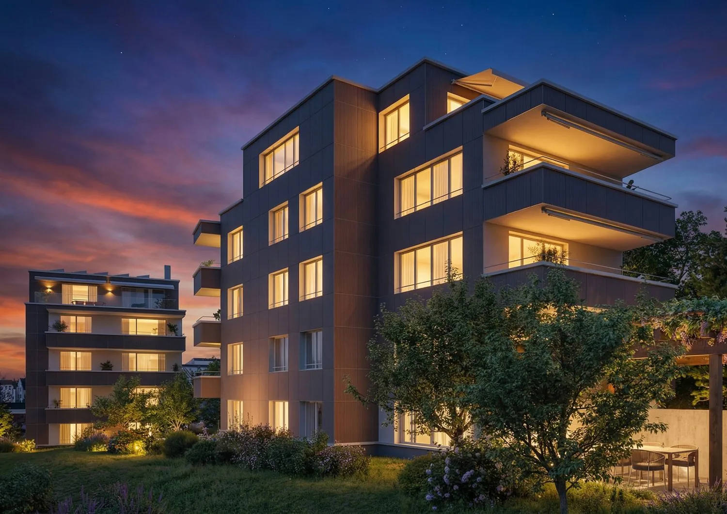 Moderne 3.5-Zimmer-Wohnungen im Neubauprojekt GREEN HILLS – Bezug ab Dezember 2026