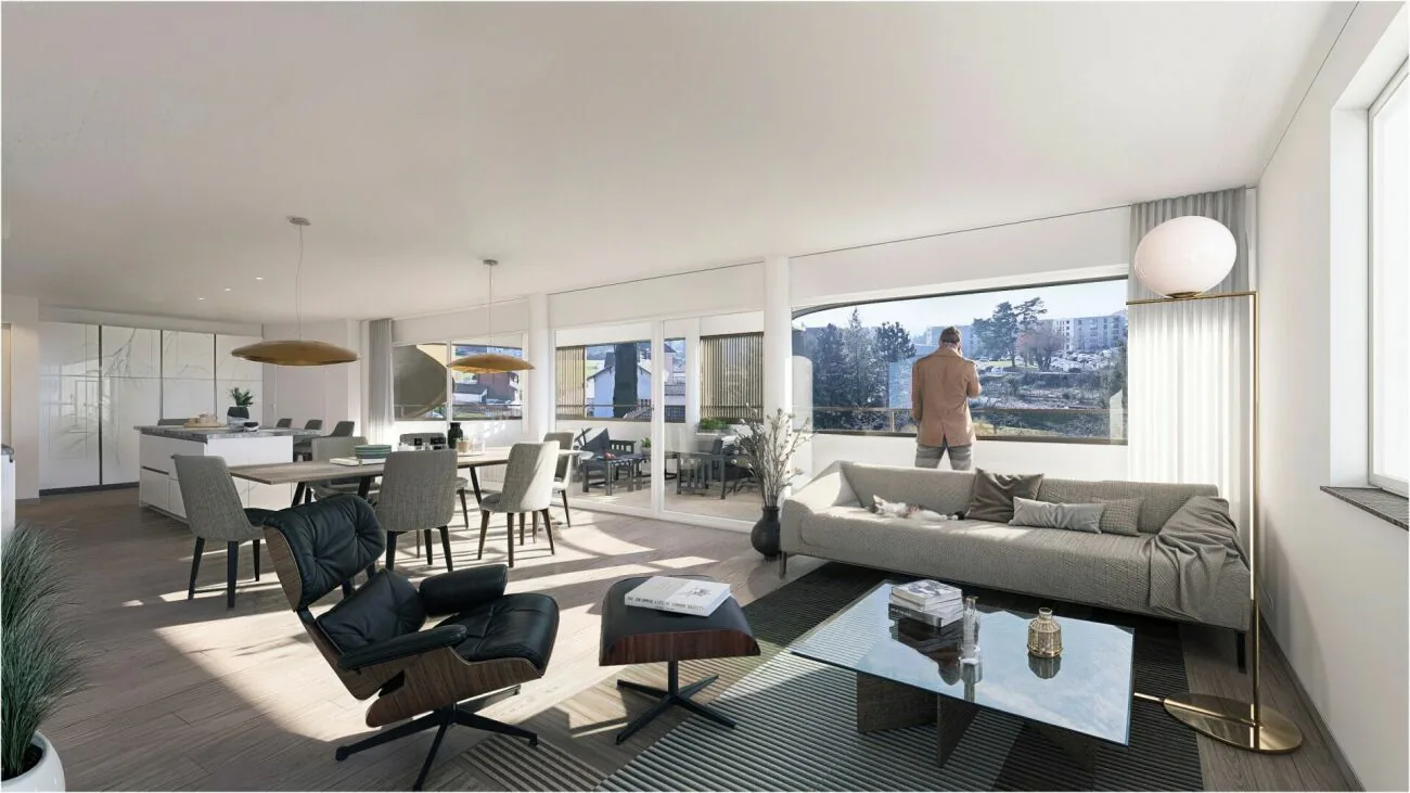 NEUBAU - 3. STOCKWERK - SEEBLICK UND ALPENBLICK
