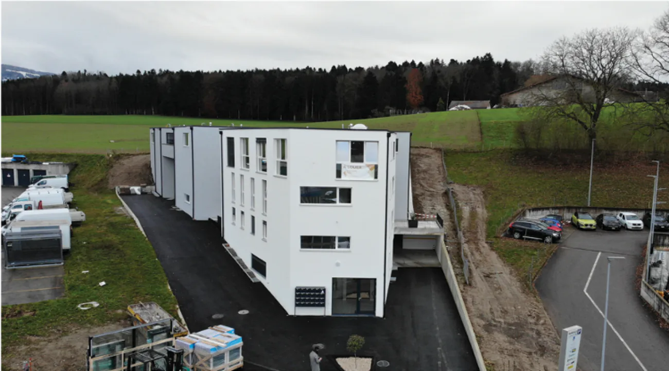 Lager mit Mezzanine