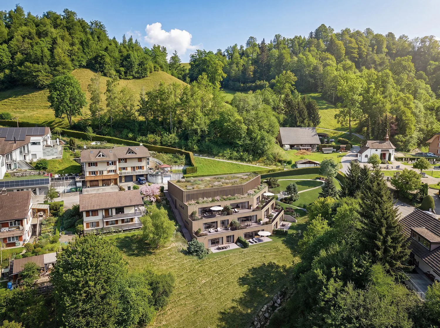 CHANCE AN PRIVILEGIERTER HANGLAGE: 1'852 m² BAULAND IN WOLHUSEN