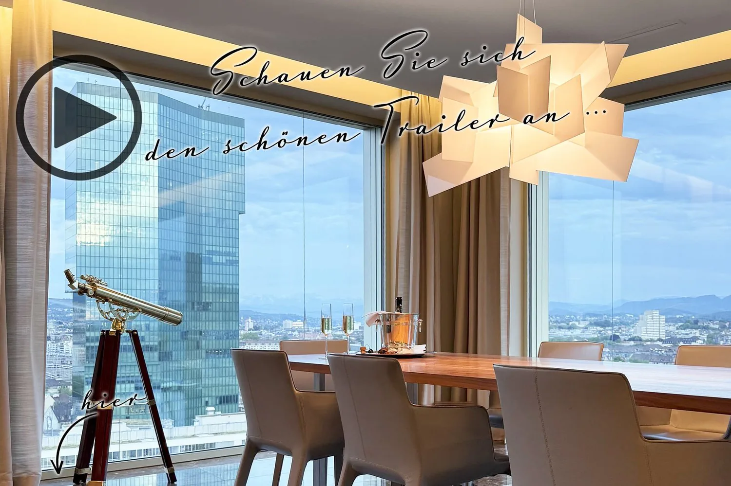 Urbaner Luxus über den Dächern von Zürich-West