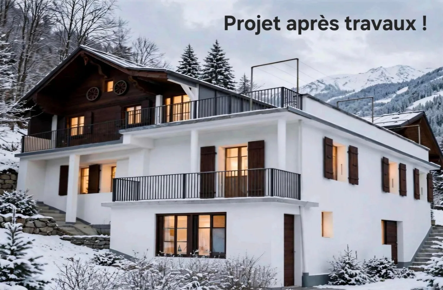 Maison individuelle d'environ 180 m² à rénover