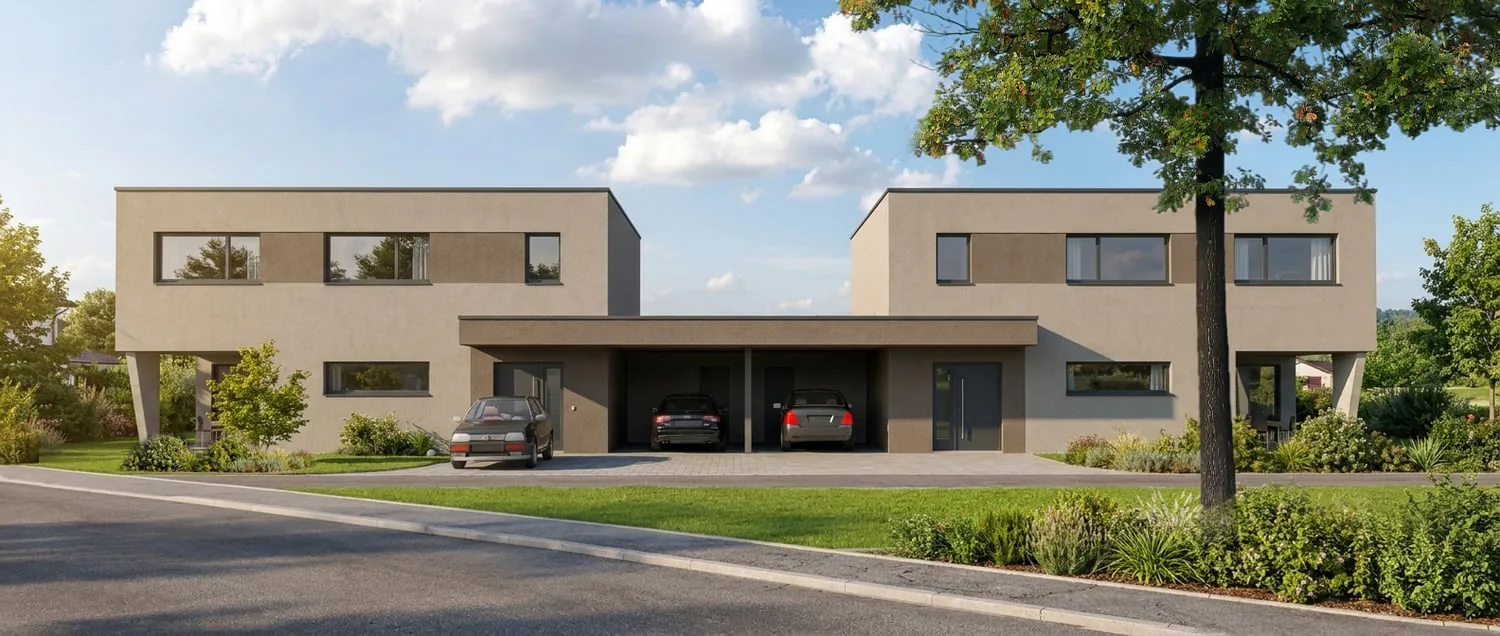 ZEITLOSE ARCHITEKTUR ZWEI EINFAMILIENHÄUSER IN WIEDLISBACH - Haus B