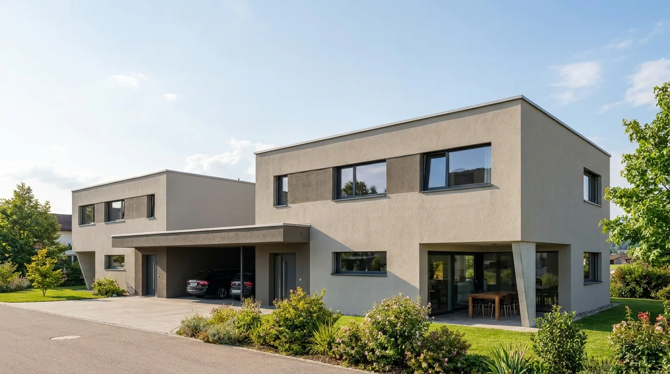 ZEITLOSE ARCHITEKTUR ZWEI EINFAMILIENHÄUSER IN WIEDLISBACH - Haus A