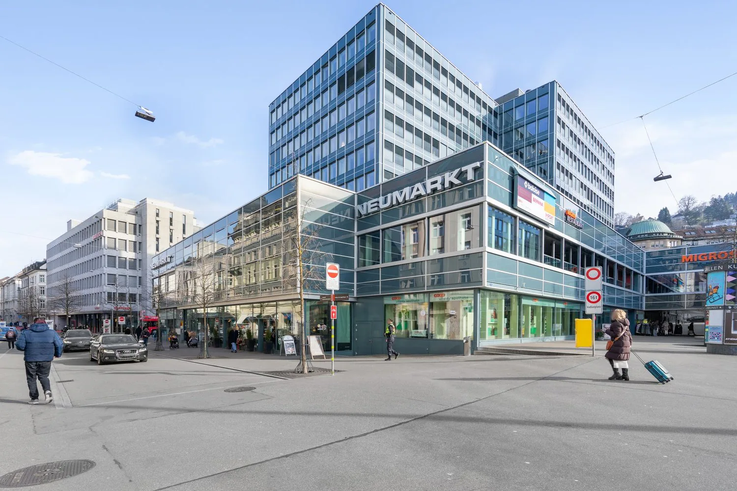 Einstellplatz im Einkaufszentrum Neumarkt St. Gallen verfügbar