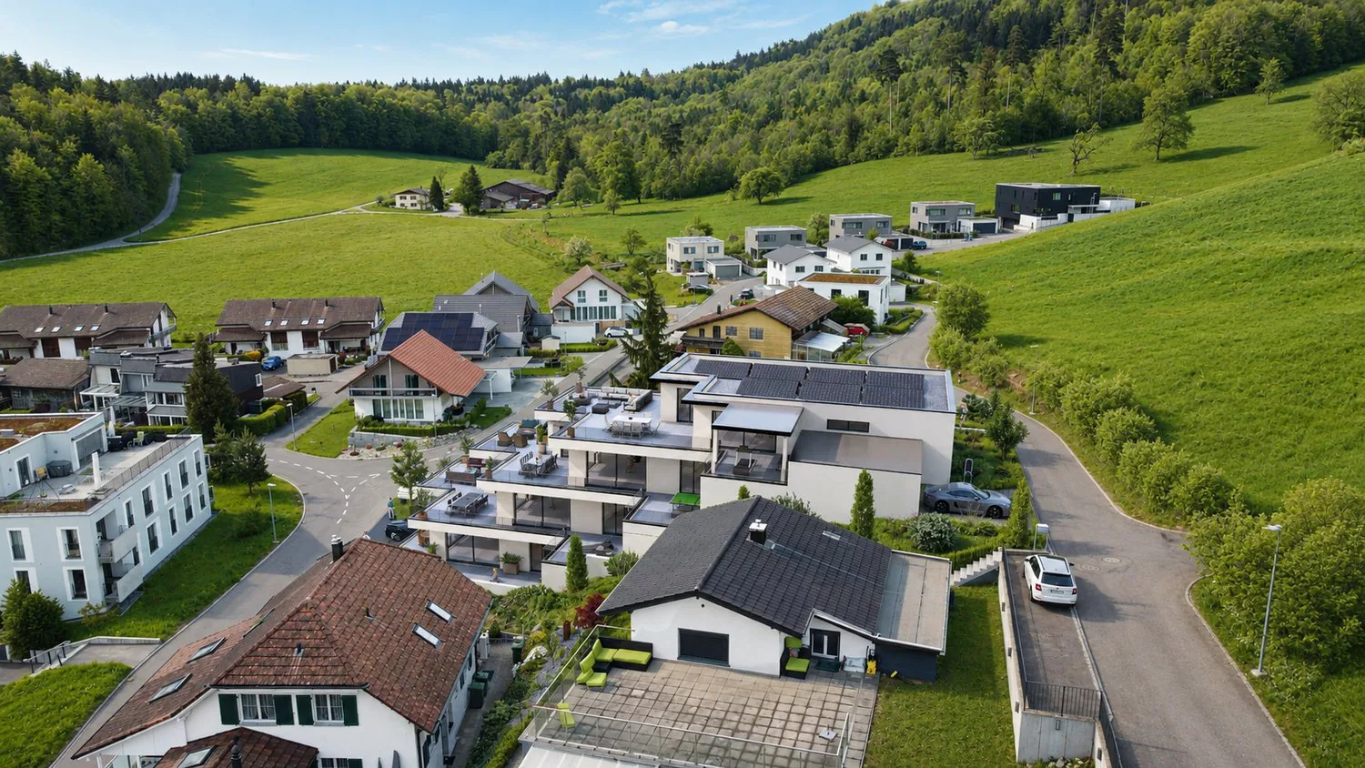 Appartamenti con terrazza di 144 m² di superficie abitabile