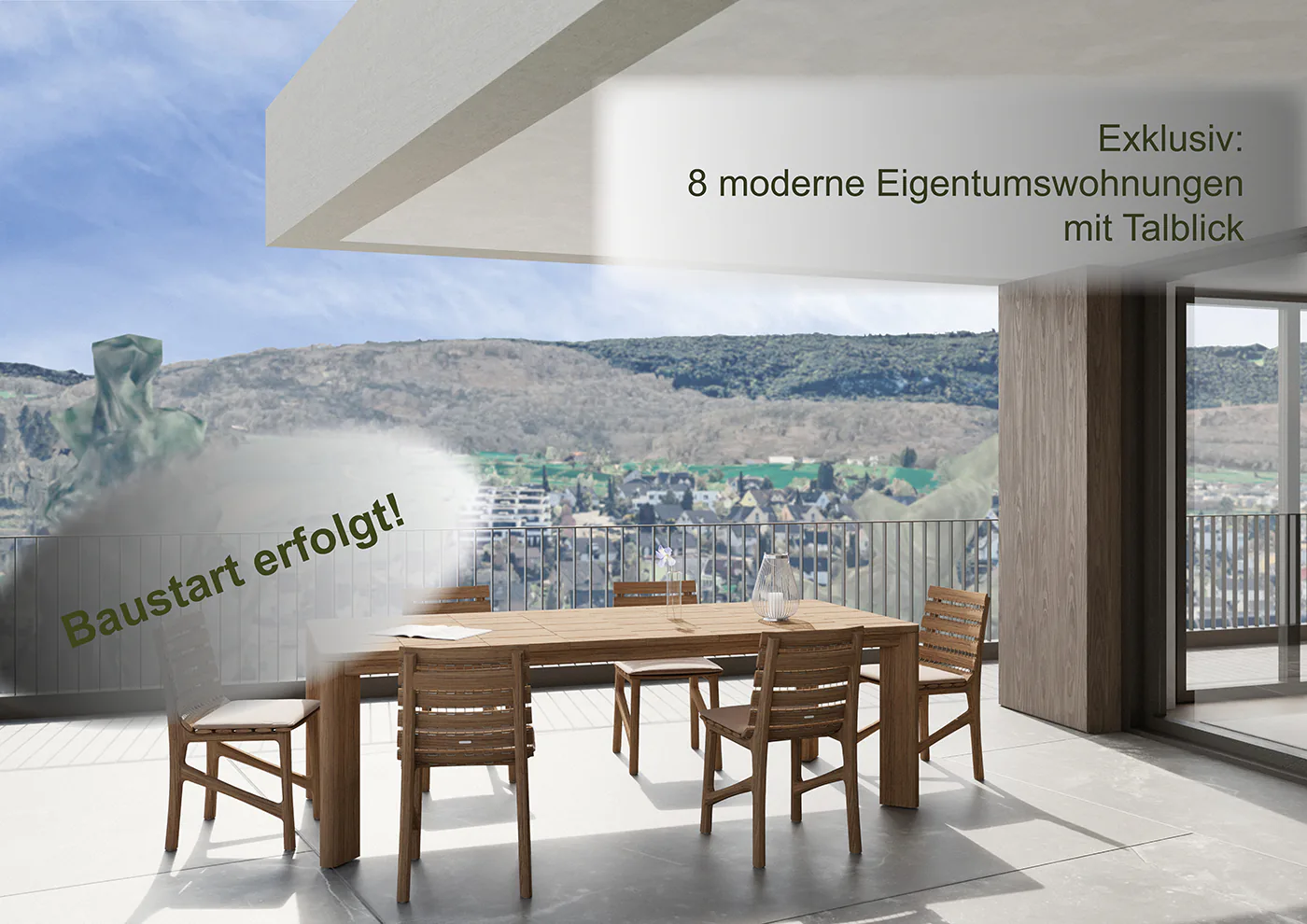 Exklusive Attikawohnung mit grosser Attikaterrasse und hoher Energieeffizienz. Neue Preise! - W8