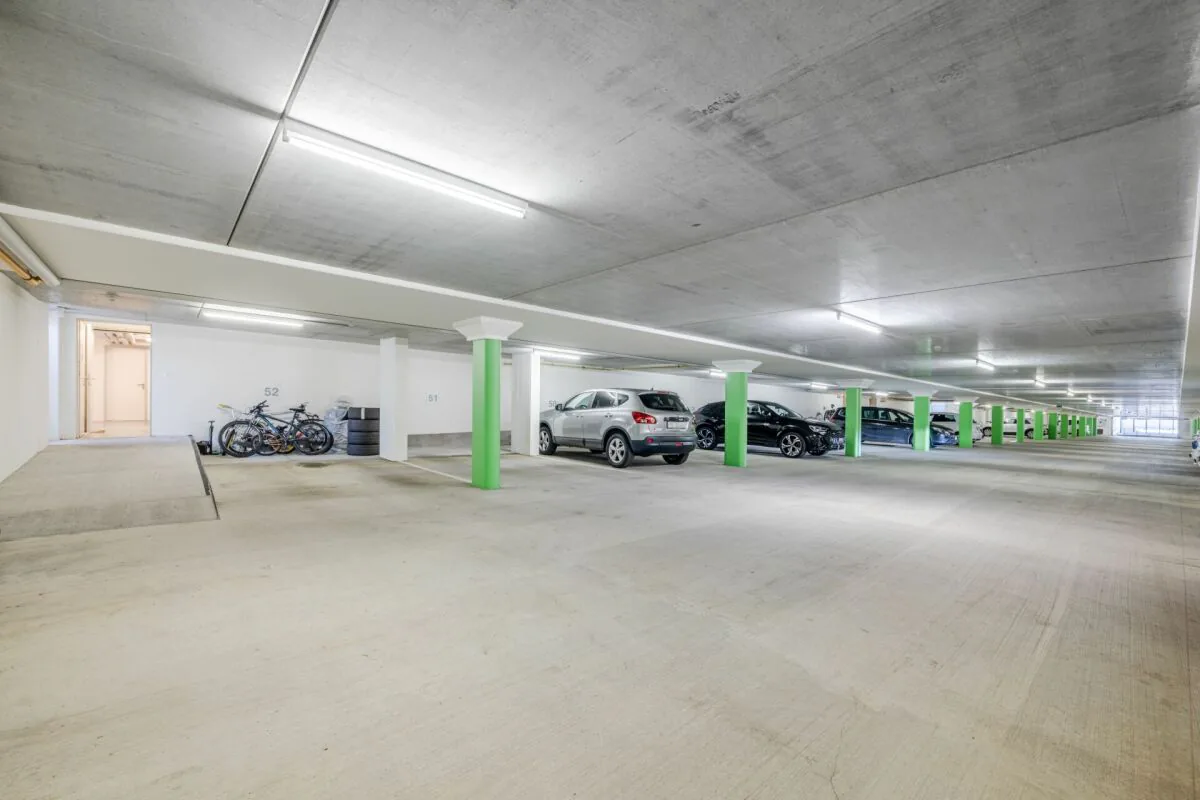 Parking space in the underground garage for personal use or as a rental property