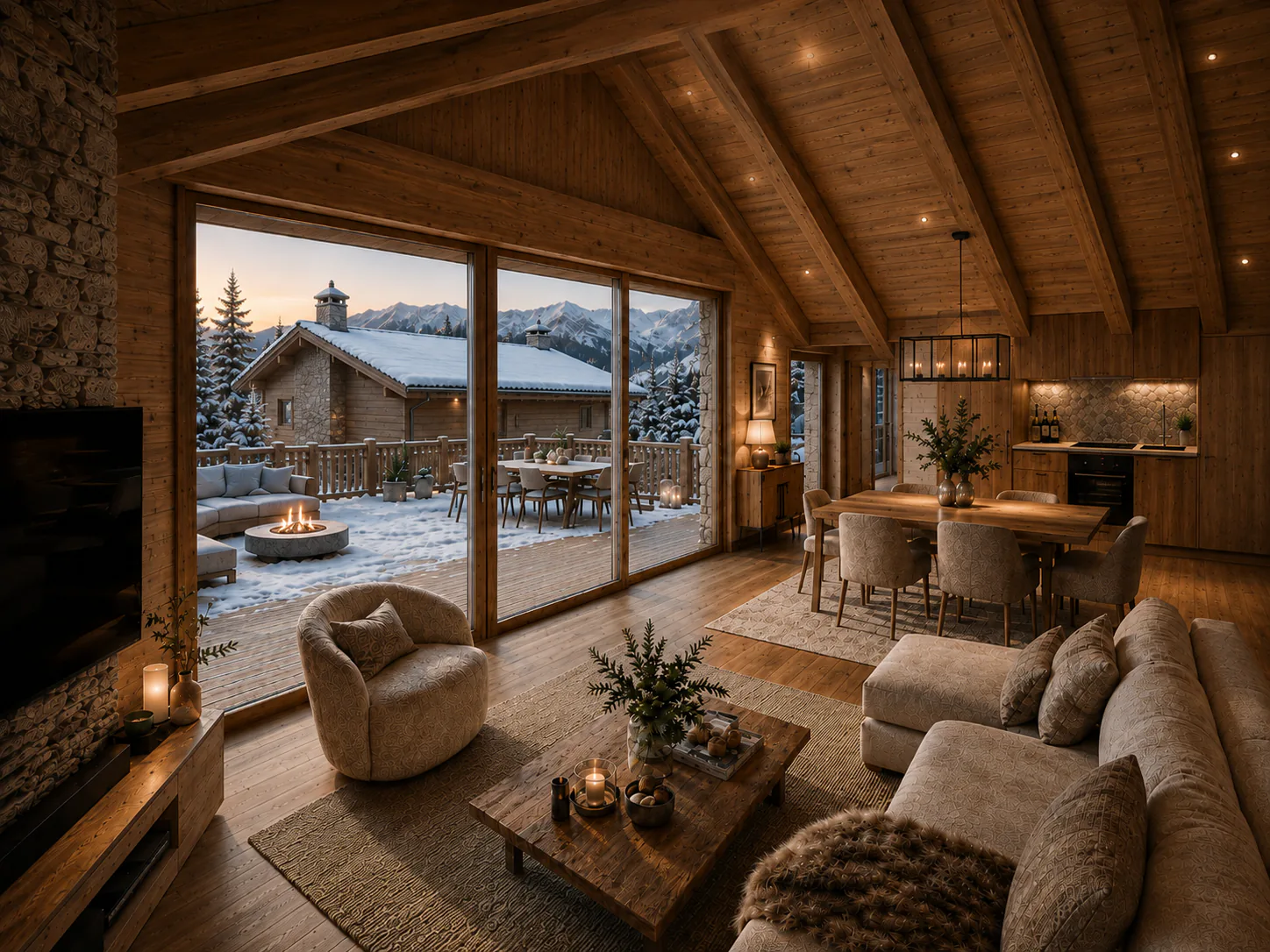 Neue Dachgeschosswohnung im Herzen von Montana Village