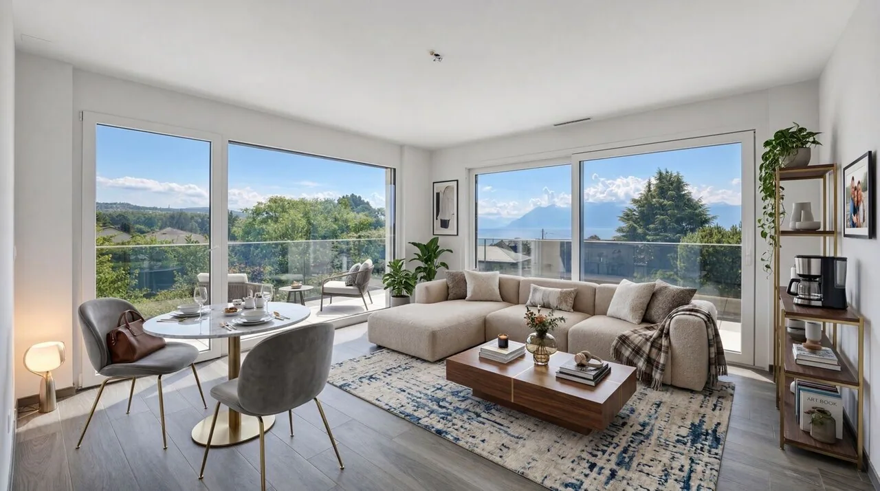 Magnifique appartement de 2.5 pièces avec finitions haut de gamme