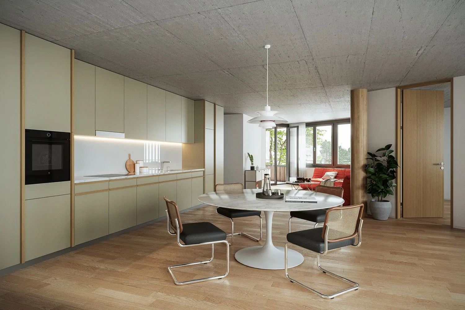 Habitation particulière avec beaucoup d'espace au cœur de Wetzikon