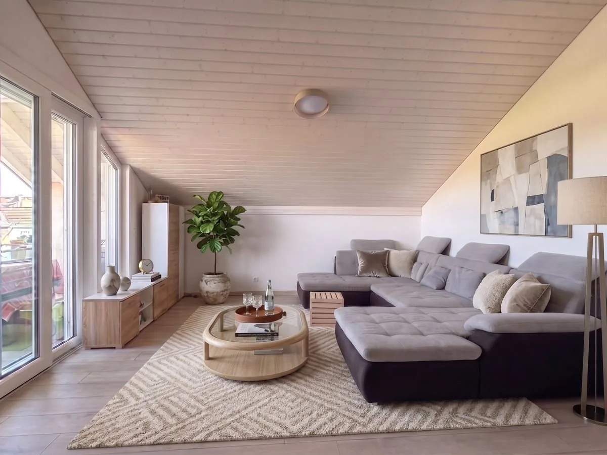 Appartamento in vendita a Vallon (a 10 minuti da Payerne) - 4,5 locali, 106 m², vista libera sulla campagna senza vis-à-vis
