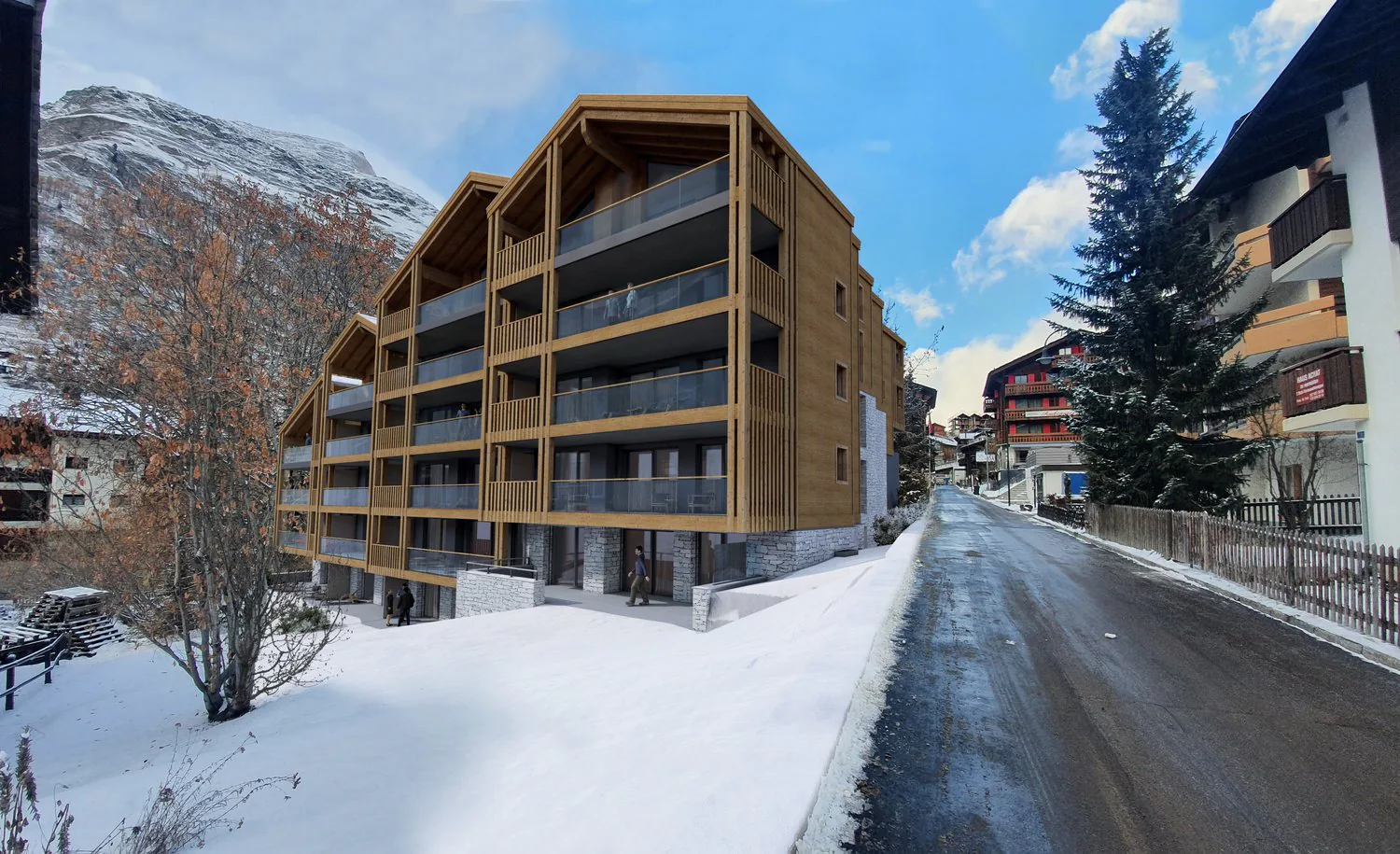Moderne 2.5-Zimmer-Wohnung im Neubau mitten in Zermatt