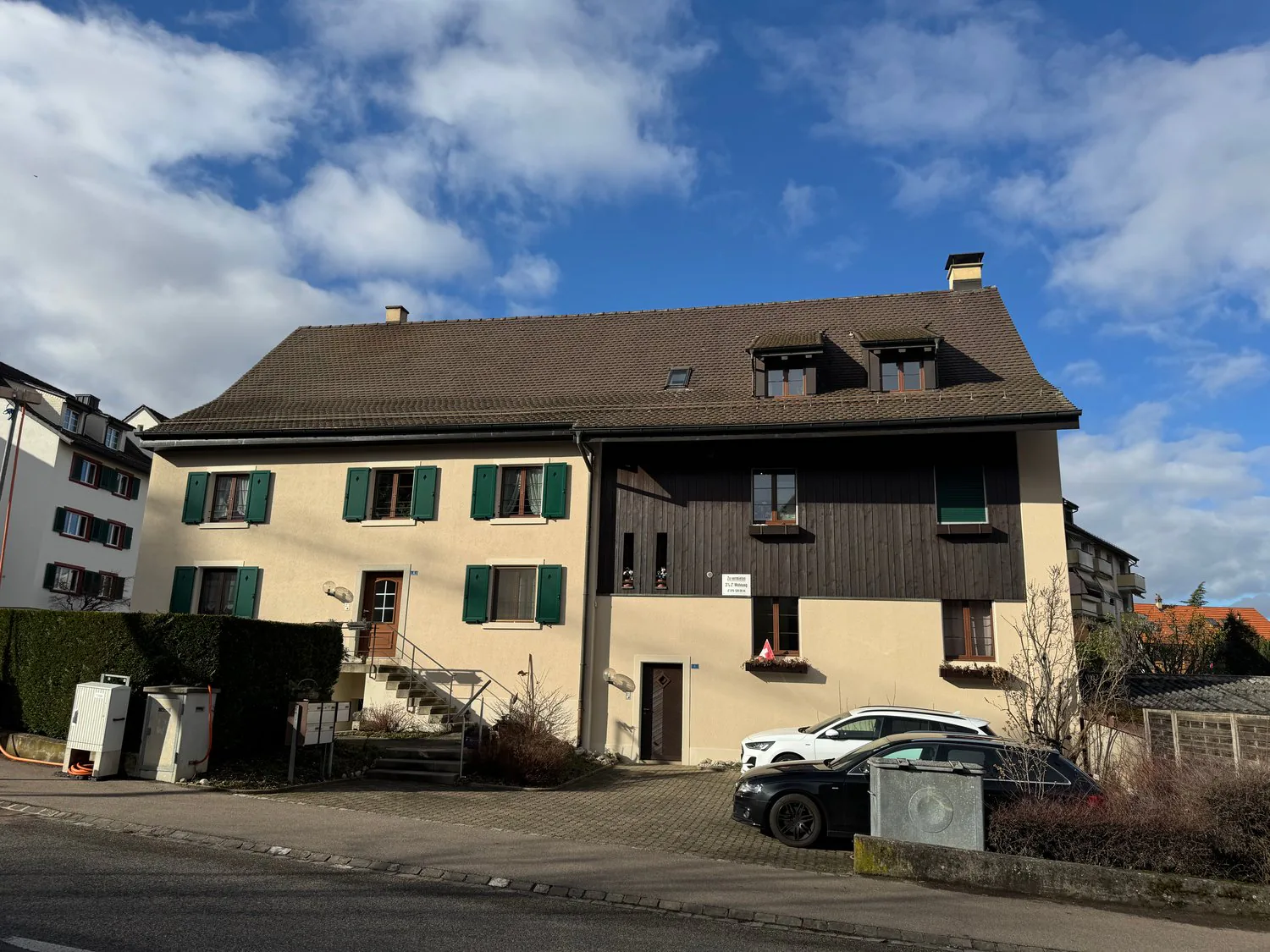 Charmante 3-Zimmer-Wohnung mit Balkon in Witterswil