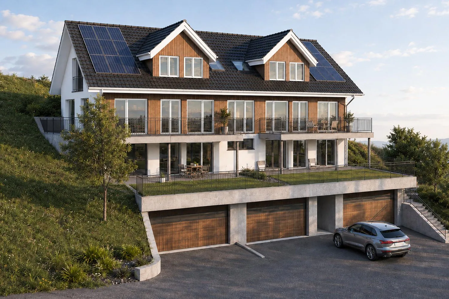 Maison neuve de trois familles Harschwendi – Appartement Ouest