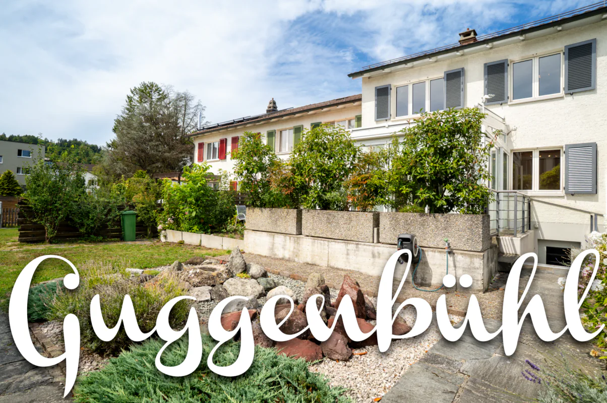 Maison de rang de 4,5 pièces confortable à Guggenbühl