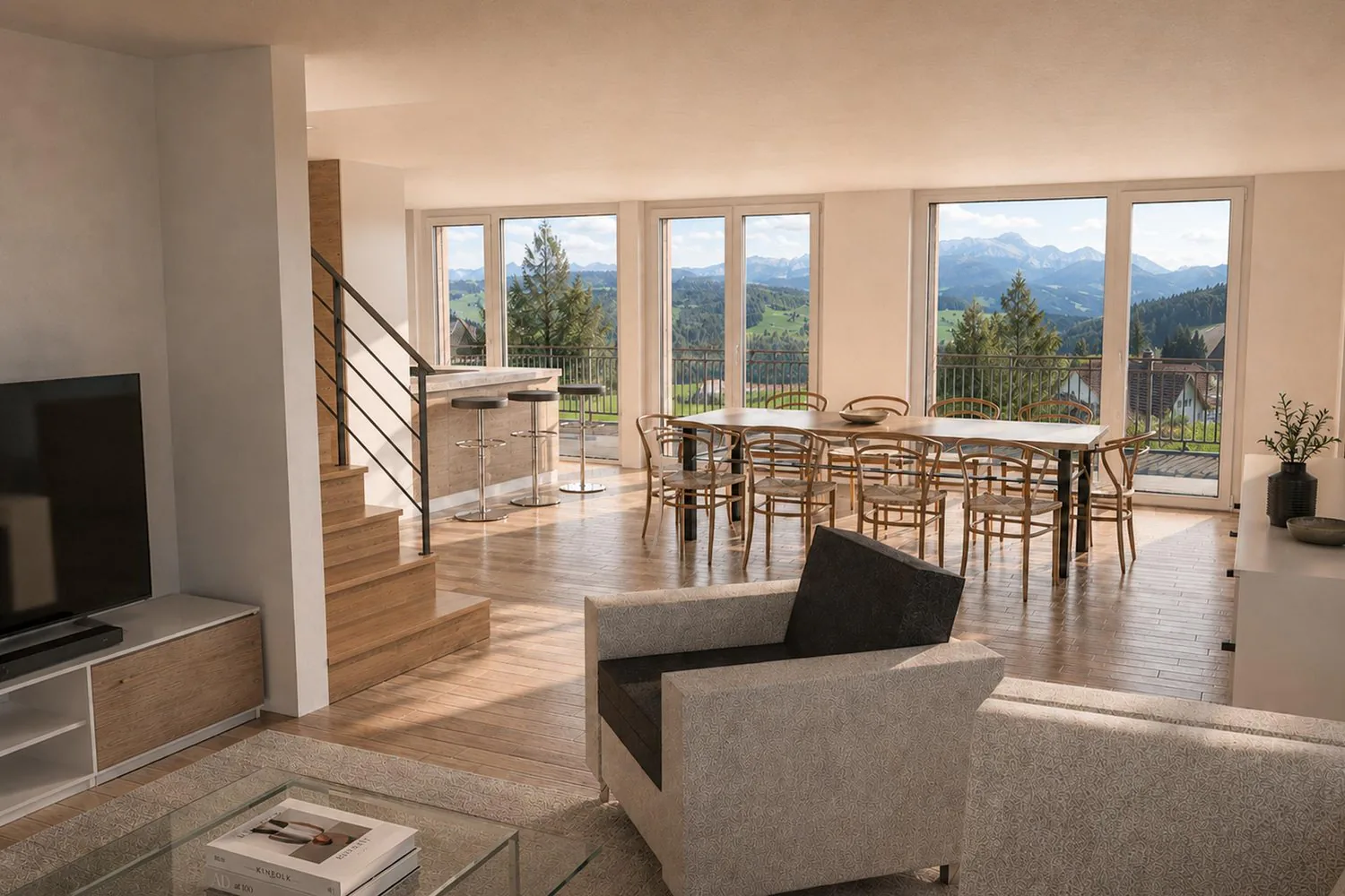Maison neuve de trois familles Harschwendi – Appartement Est