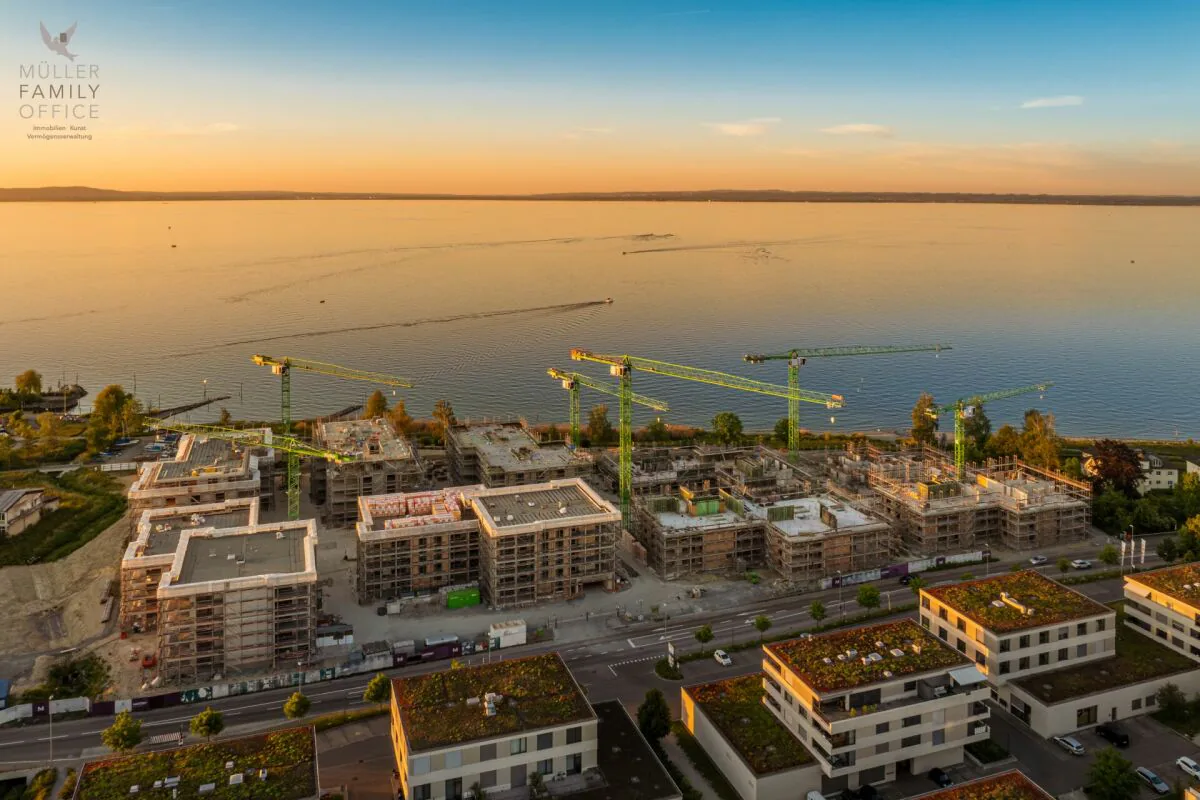 Progetto di costruzione nuova Arrivée: Appartamento unico di 6 1/2 locali con vista mozzafiato sul lago