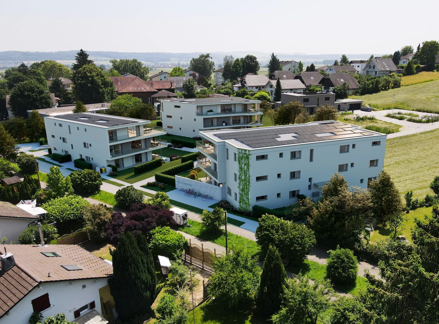 Appartement 4,5 pièces à l'étage supérieur dans Greenpark – habitation élégante dans une maison de six familles