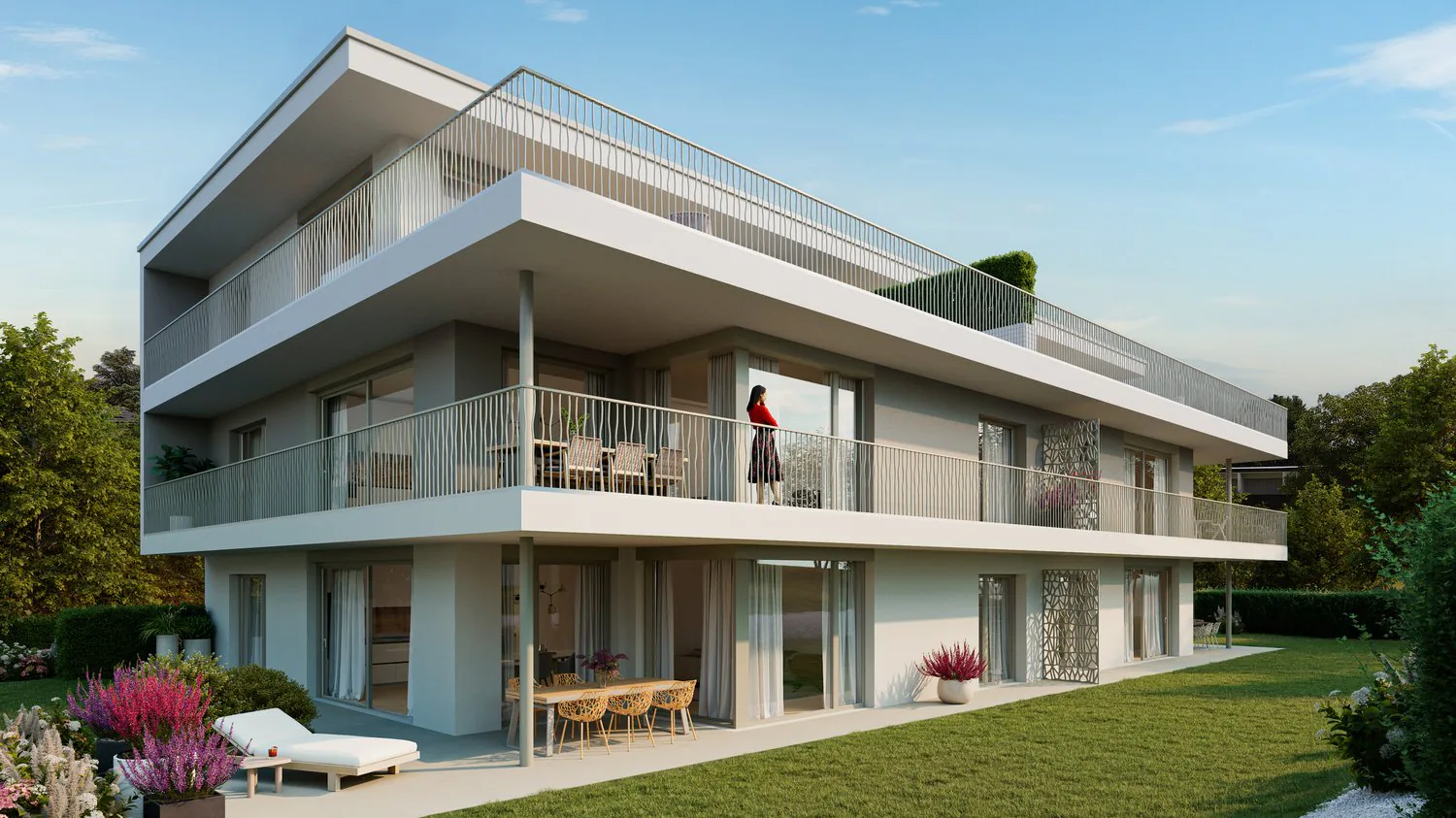 Appartement 4,5 pièces au rez-de-chaussée dans Greenpark – habitation élégante dans une maison de six familles