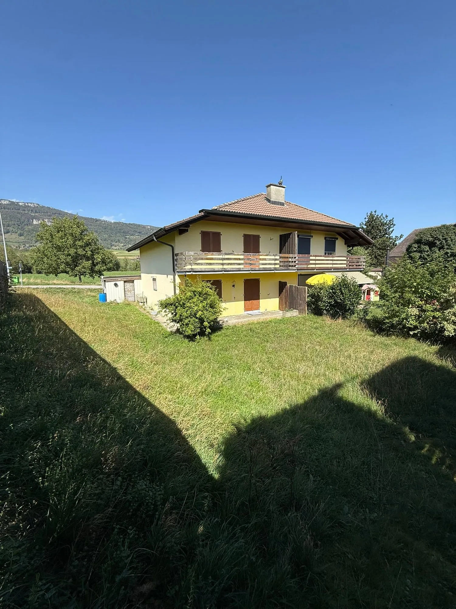 5.5-room semi-detached house with garden in Hubersdorf for sale