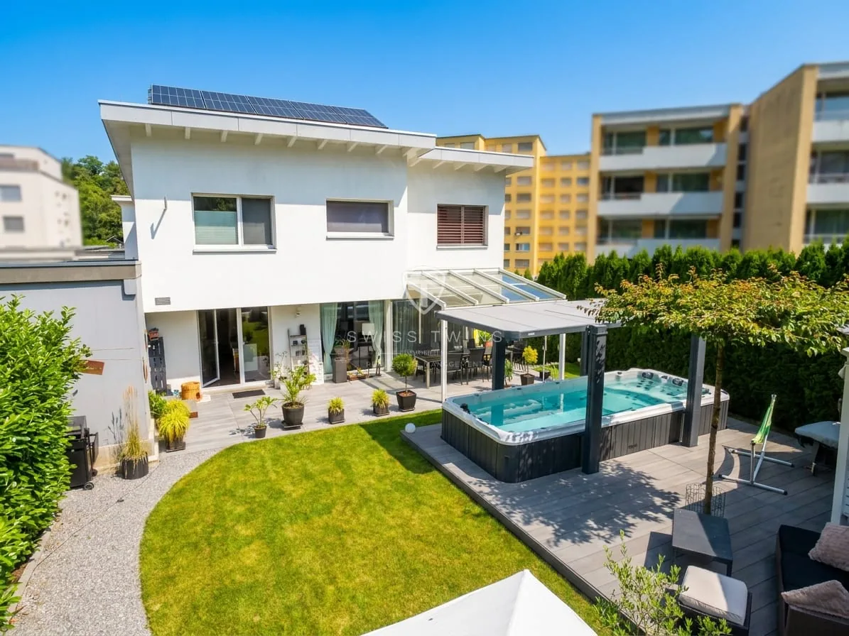 Modern 6.5-room single-family house with wellness oasis in Emmenbrücke