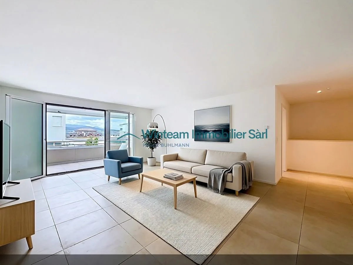 Duplex 4.5 pièces - balcon, terrasse et 80 m² de jardin privatif