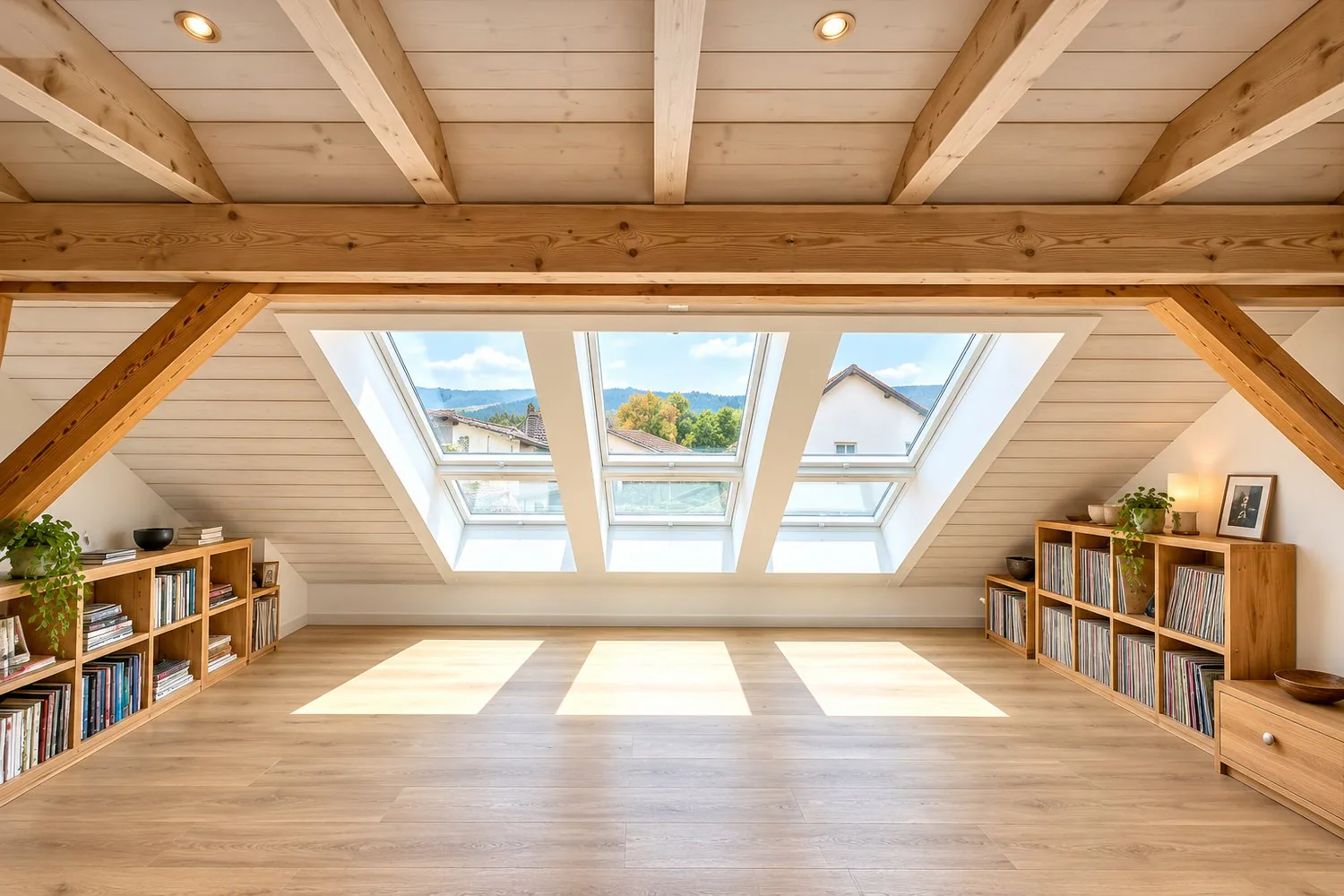 Bright Attic Loft of 4.5 Rooms in Alle