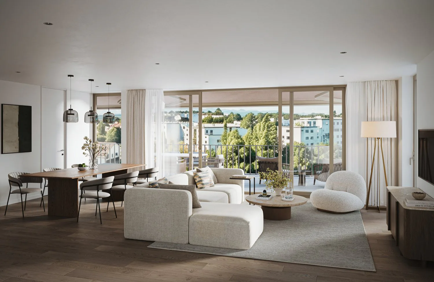 New building on Starenweg - spacious 3.5-room attic apartment with 56m² terrace