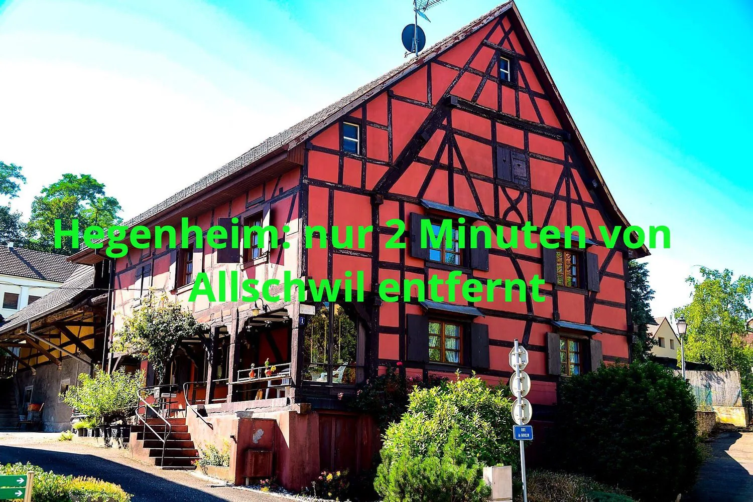 Maison alsacienne authentique avec dépendances et parcelle de 1 261 m² au cœur de Hégenheim