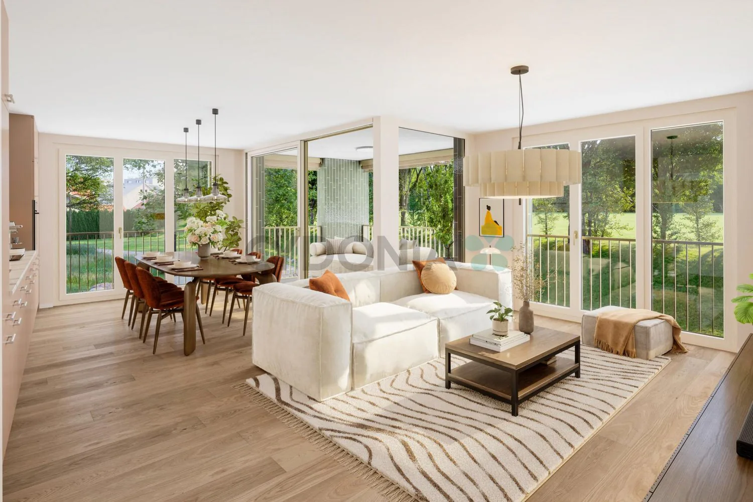 Appartement neuf de 3.5 pièces de 70 m² PPE avec loggia