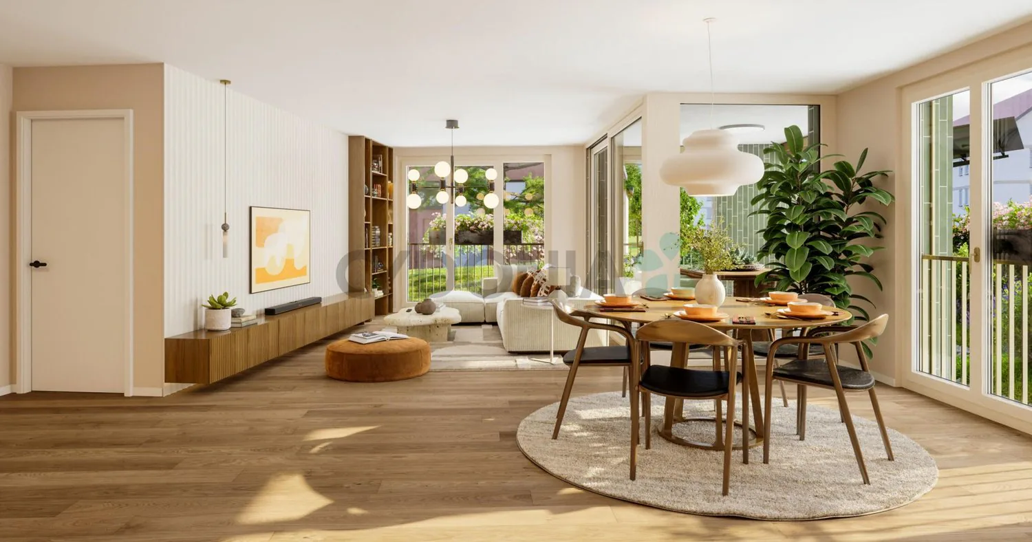Appartement neuf de 4.5 pièces 106 m² PPE avec loggia