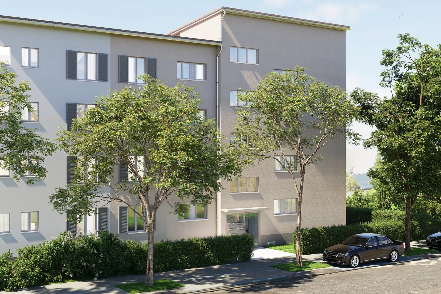 Projet de rénovation de 9 appartements à louer à Oberwinterthur