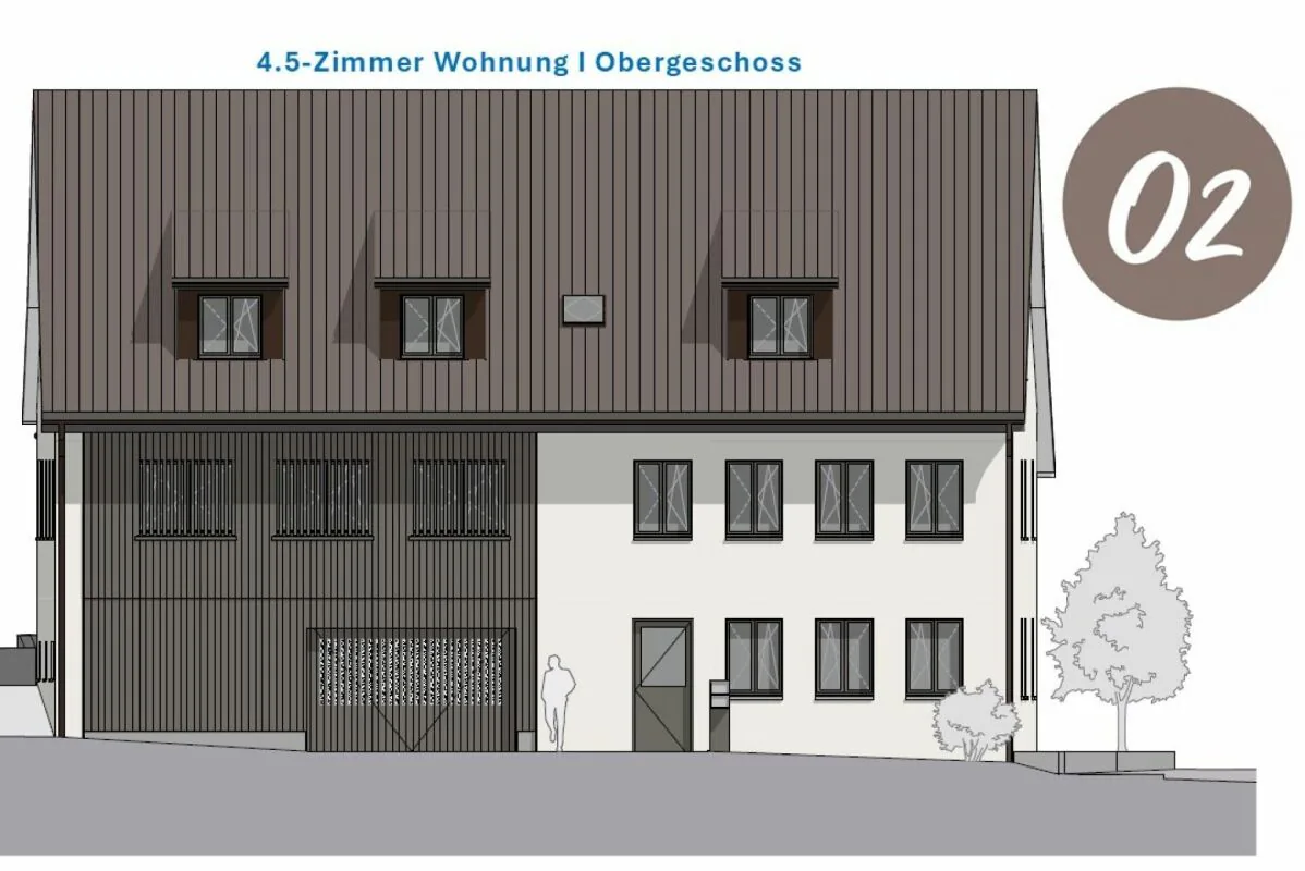 Apartment building "Bachblick" - Upper floor