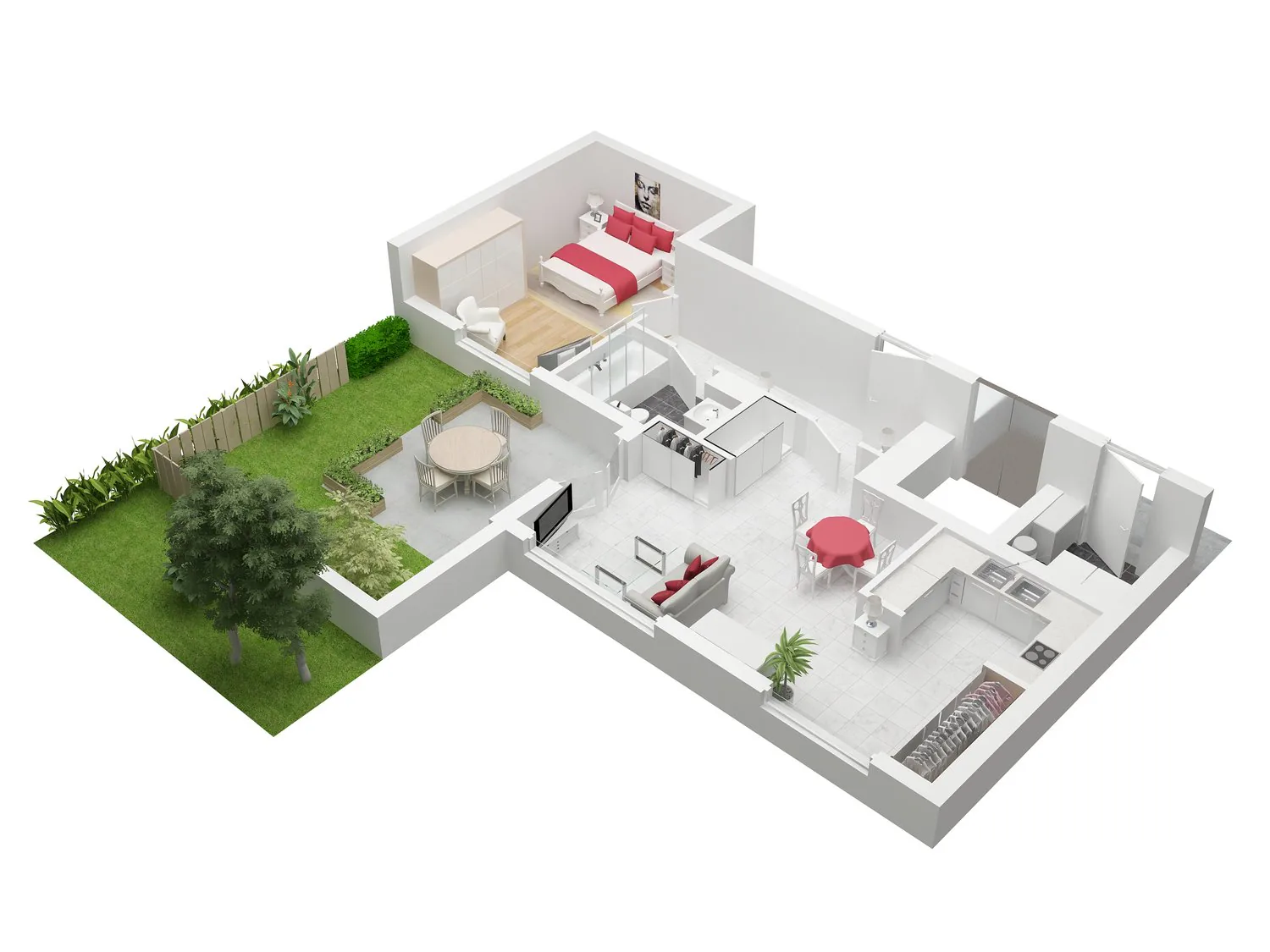 Appartement moderne 2.5 pièces avec terrasse de 30m2 à Dielsdorf Zurich