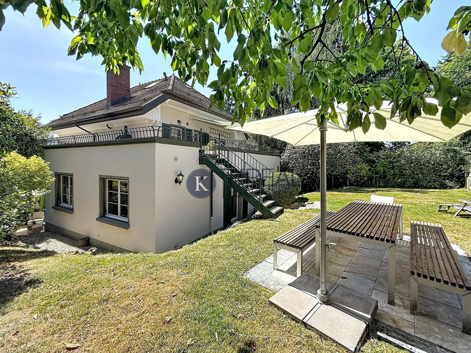 Stadtleben, einen Garten genießen und alles zu Fuß erreichen: ein seltenes Privileg in Lausanne!