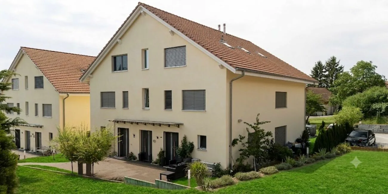 Maison mitoyenne de 6,5 pièces avec appartement de 3,5 pièces séparé au dernier étage