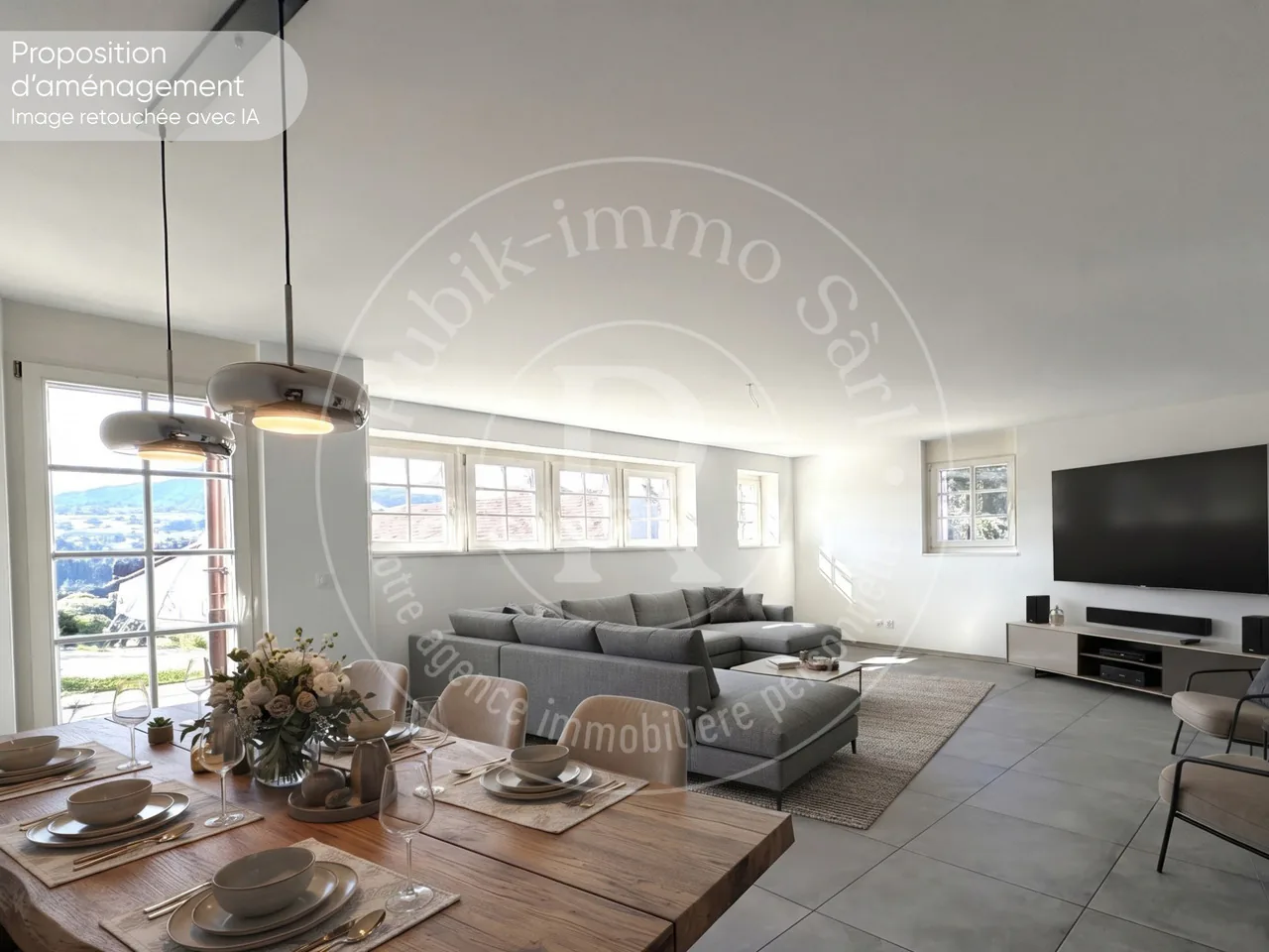 Coup de coeur à Autigny - Duplex 5,5 pièces, 153 m² + terrasse de 22 m²