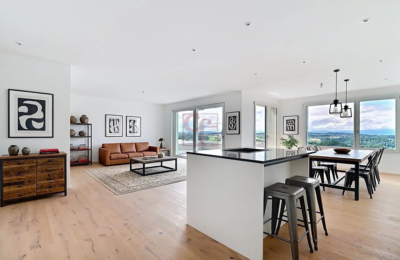 Appartement neuf de 4,5 pièces à 10 min de Fribourg