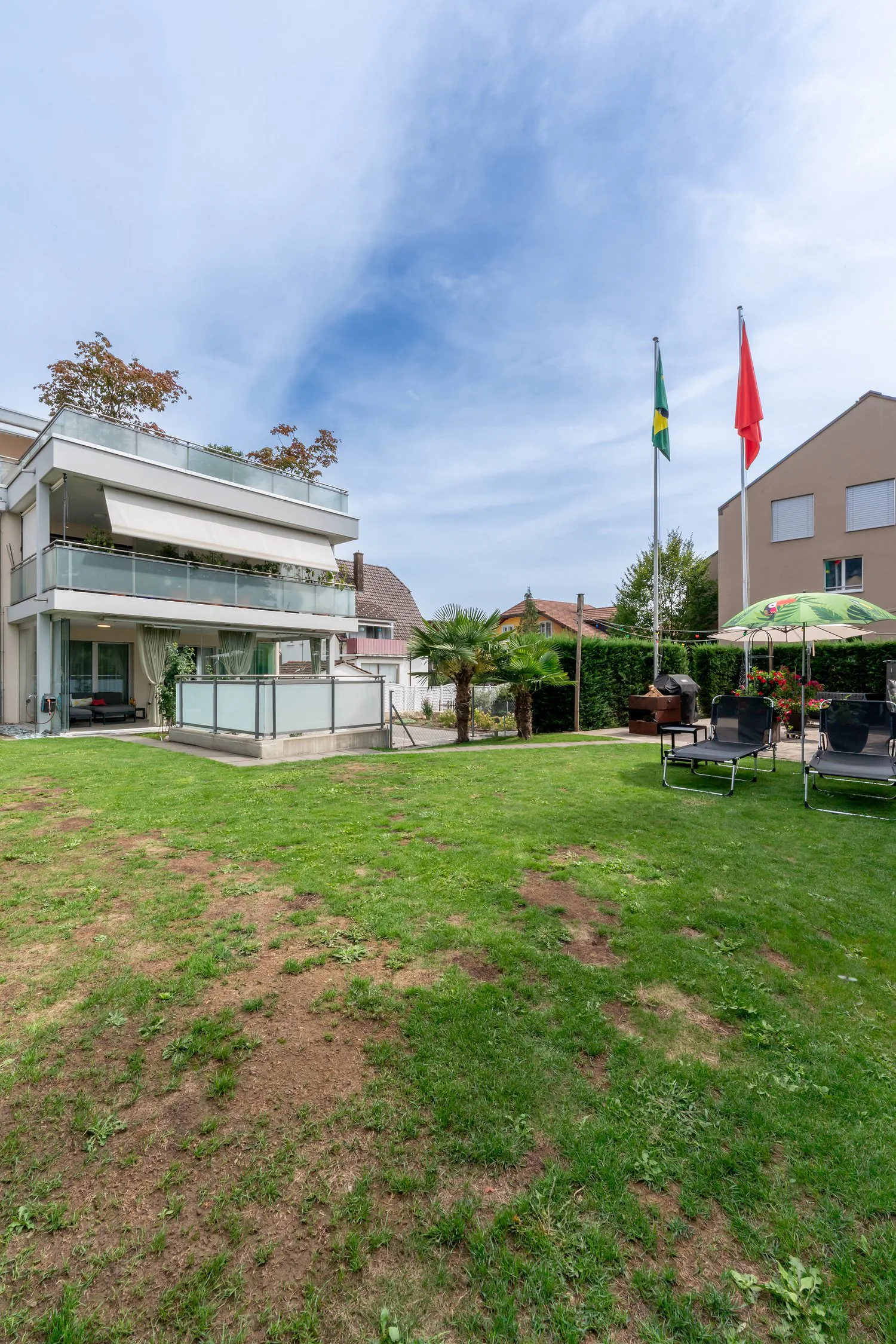 Appartamento in giardino attraente con molta privacy a Solothurn