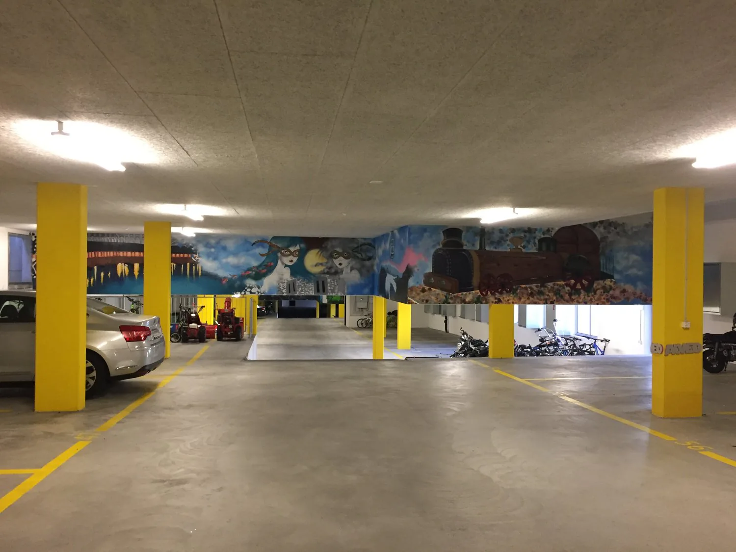 Diversi posti auto in parcheggio sotterraneo in affitto a Beromünster