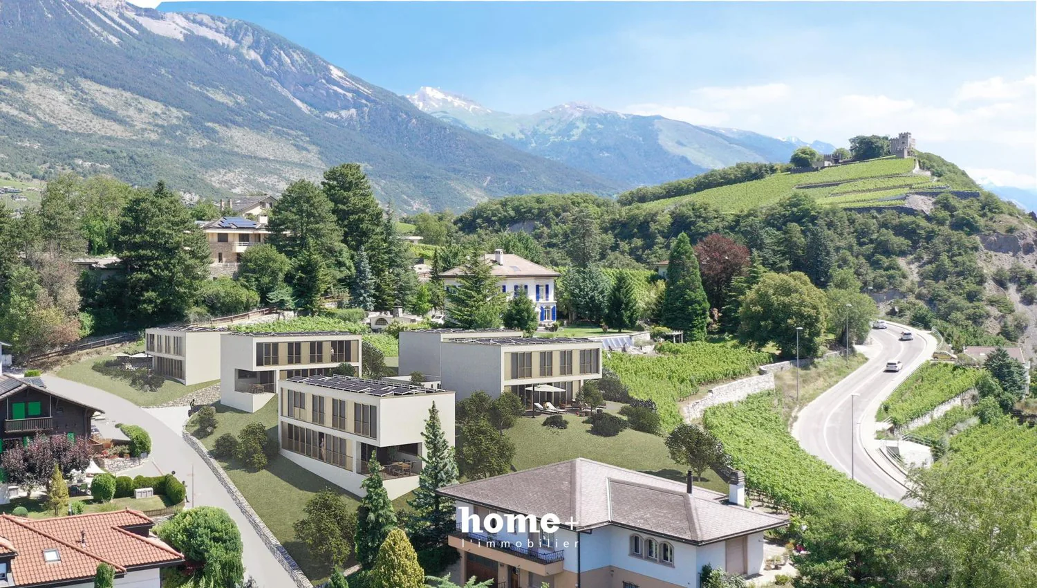 5 superbe ville individuali con vista eccezionale - Costruzione nuova