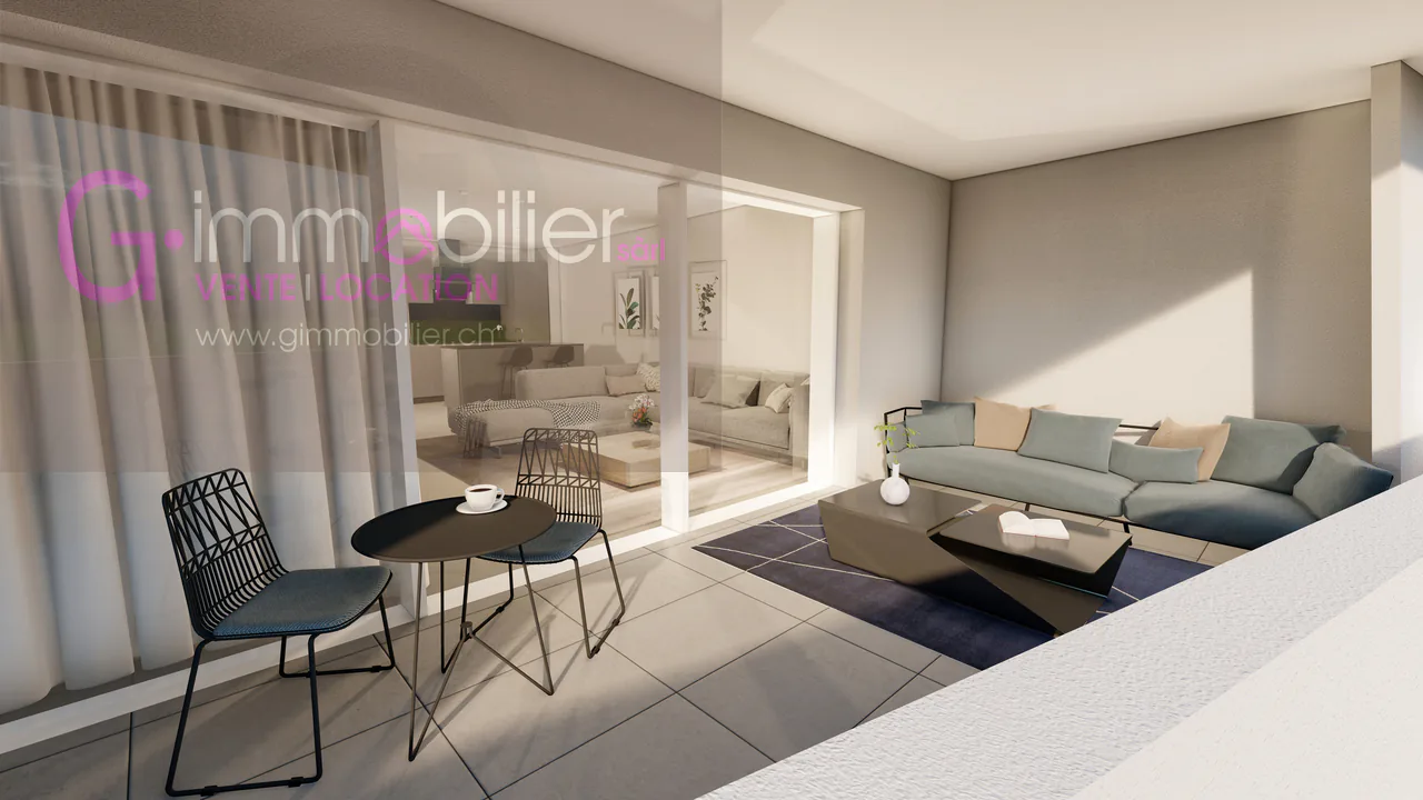 Appartement neuf de 4,5 pièces de 134 m2 au 2ème étage plein Sud