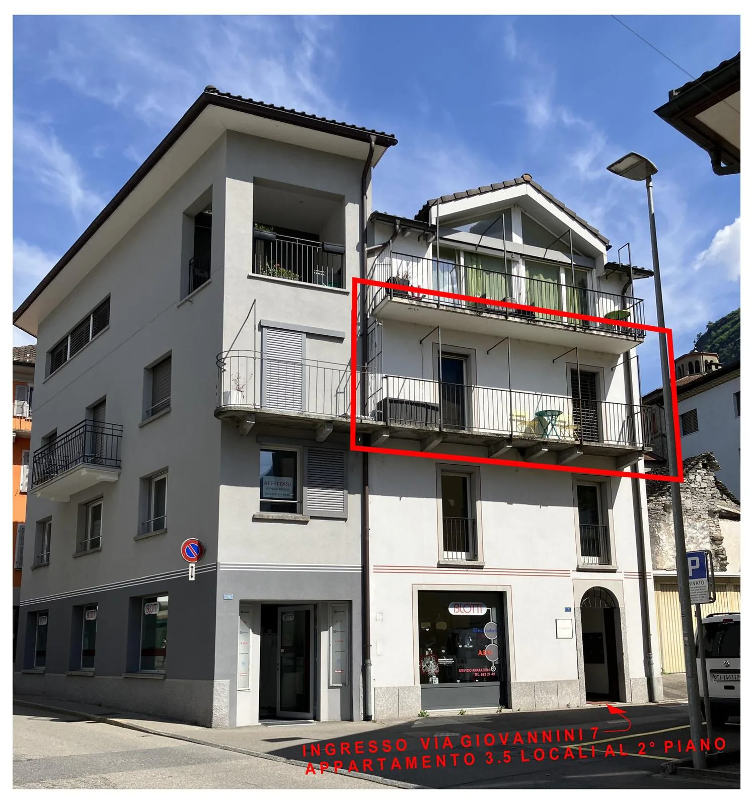 3.5-room apartment for rent in Biasca