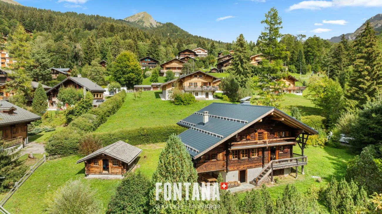 CHALET AUTHENTIQUE DE 1840 - LES DIABLERETS