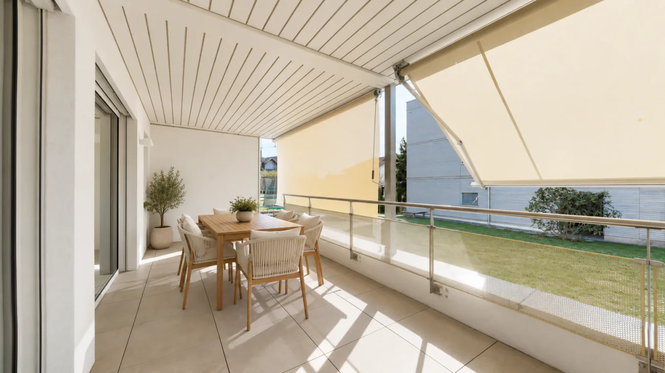Ampio appartamento di 4.5 locali al piano terra con balcone di 26 m² a Büron