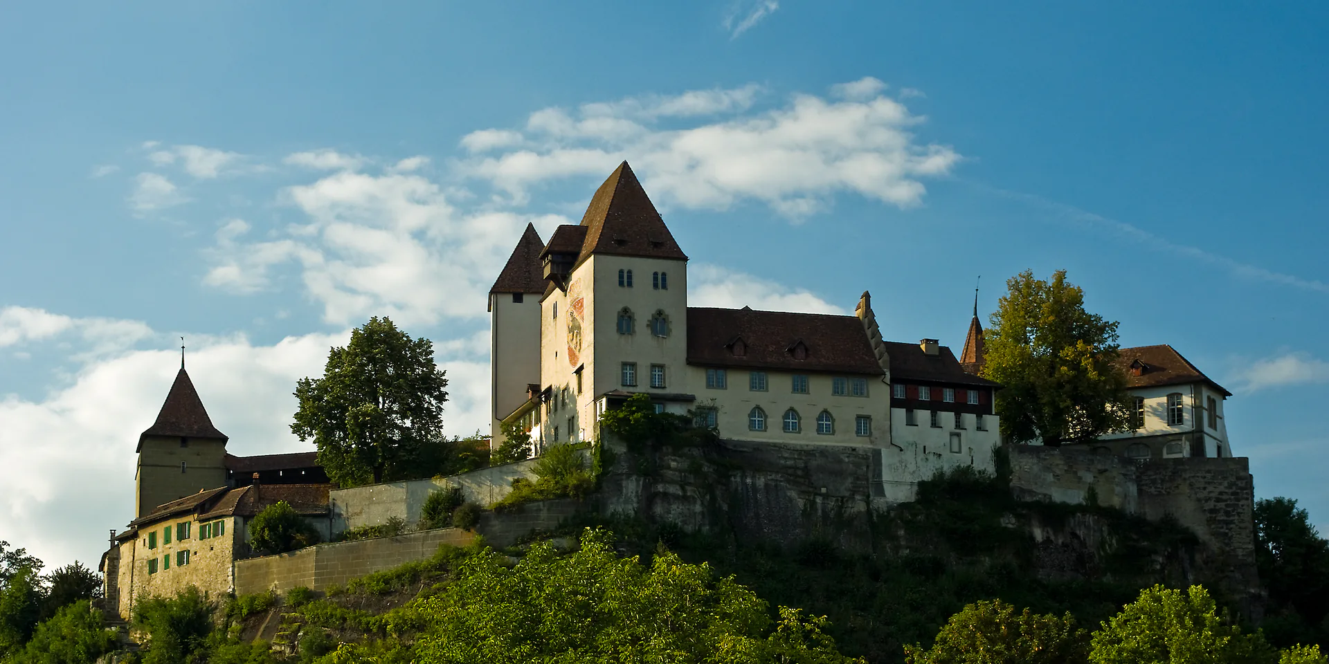 Burgdorf, Schlossanlage im Abendlicht