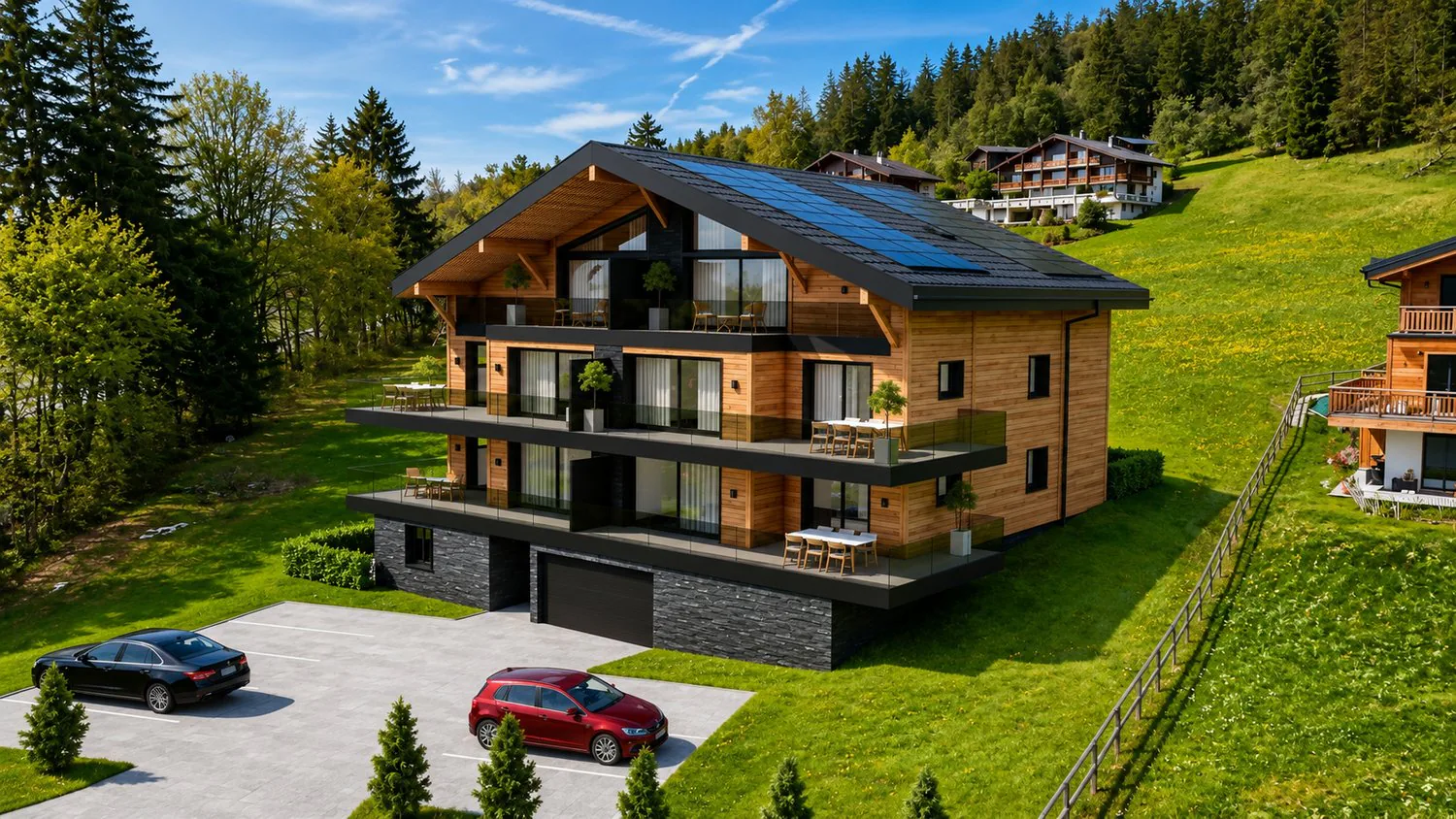 4,5 Zimmer mit Terrasse und Garten in Crans-Montana (Hauptwohnsitz)