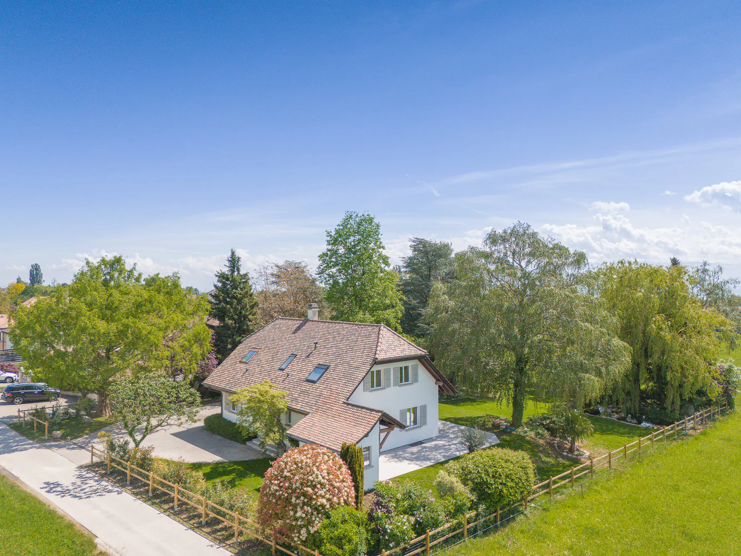 Villa mit Panoramablick, 5 Minuten von Nyon entfernt, renoviert